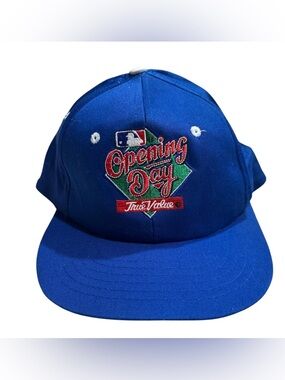Opening Day Embroidered Baseball Cap - Blue